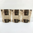 Digital Printed Stand Up Pouch Kraft Paper Smell Proof Bags Food Packaging Doypack With Window