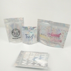 1.2c Mpet CMYK Ziplock Plastic Packing Bags VMPET Gravure For Jewelry Cosmetics
