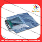 Zipper Transparent Anti Static Bag Plastic PET / VMPET Gravure Trap Printed