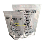 Holographic Packaging Stand Up Zipper Pouch Bags Customization Printed Plastic
