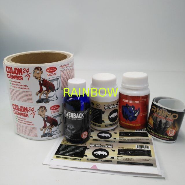 Pvc Transparent Heat Shrink Sleeve Labels Barcode Metallic ...