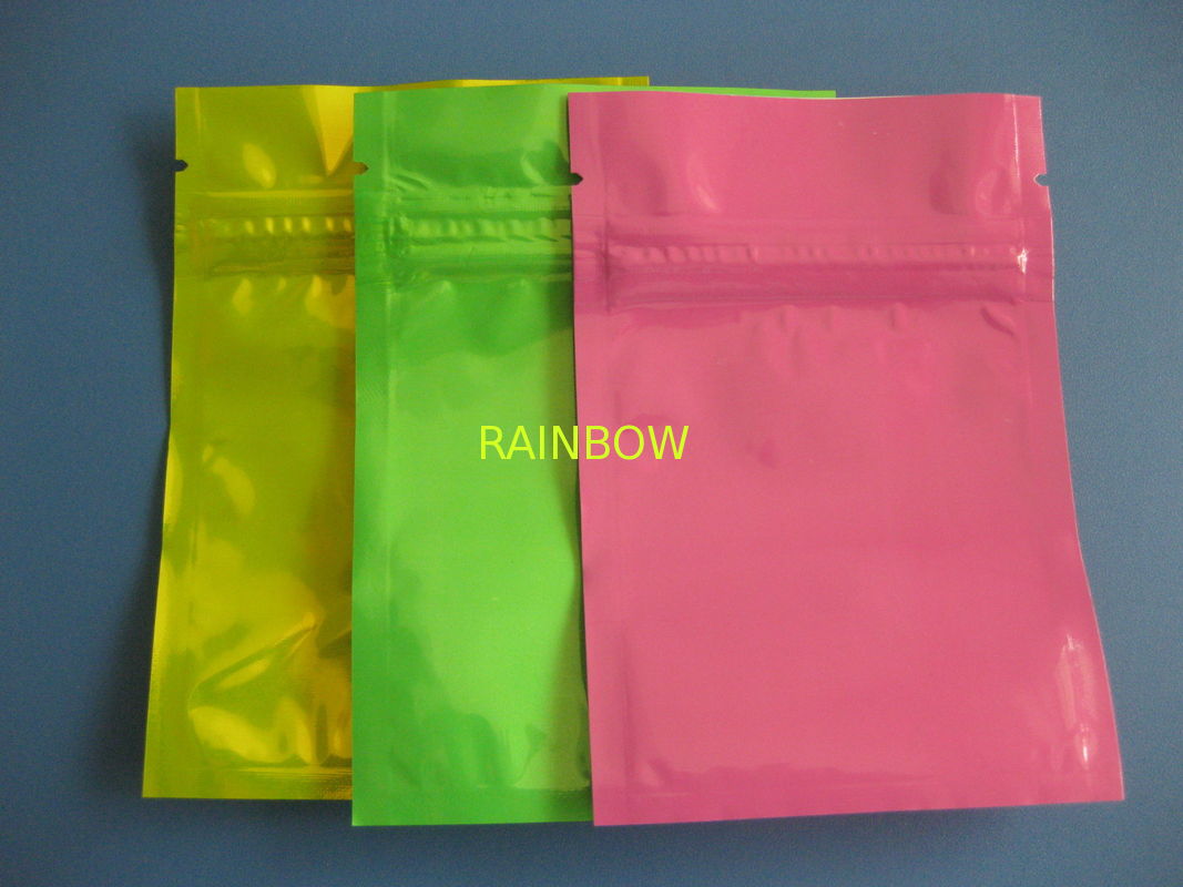 Oxo Biodegradable Foil Bag Packaging , Recycle Colorful k Mylar Food Bags