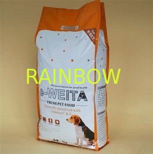 500 Gram Doggie Stand Up Plastic Food Packaging Pouch With Zipper