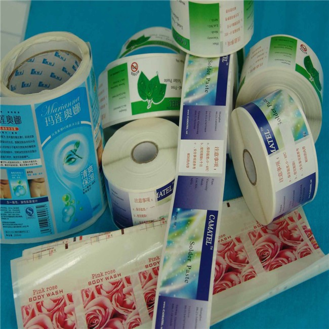 Food grade pvc printed shrink film / label , wrap around water bottle