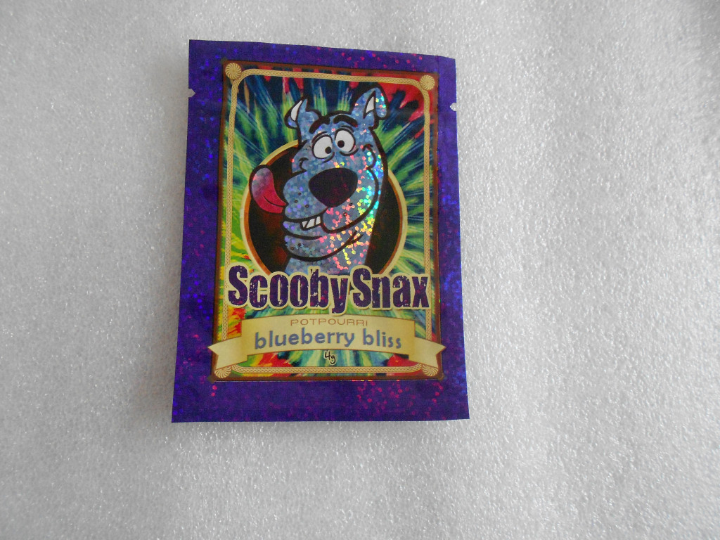 10g Scooby Snax Herbal Incense Packaging Bags / Mini Ziplock Potpourri