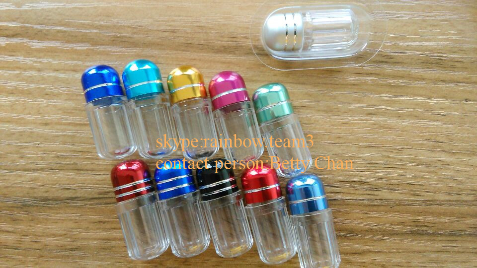 Plastic capsule bottle capsule blister insert / Small Plastic Pill