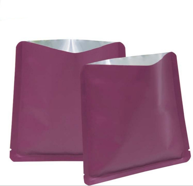 Colorful Heat Seal Pouches Three Side Sealed Packaging Bag For Skincare