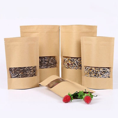k Customized Paper Bags Kraft Paper Loose Leaf Tea Packaging For Gree / Black Tea