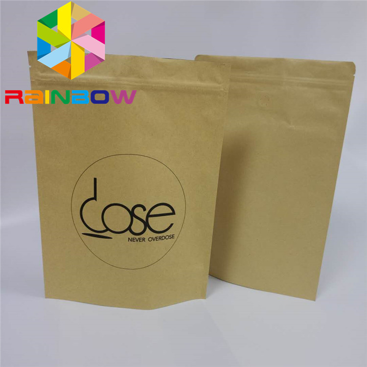 Moisture Proof Paper Box Packaging Heat Seal Kraft Paper Bag Eco Friendly