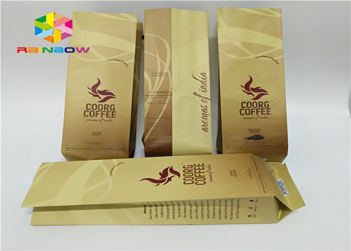 Custom Printed Drip Coffee Side Gusset Packaging Bag For