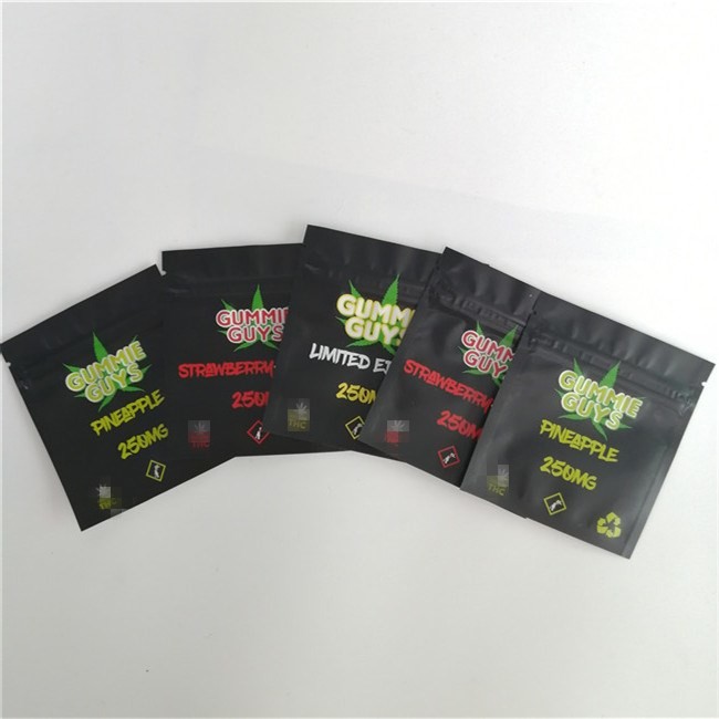 Smell Proof Herbal Incense Packaging Aluminum Foil Cbd Cannabis Gummy