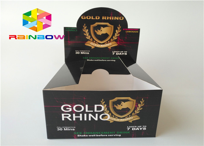 Eco Friendly Display Paper Box , Gift Wrap Box Counter Snack Energy Bar Packaging