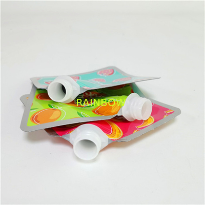 Beapak Reusable Stand Up Plastic Custom Liquid Fruit Juice Drink Packaging Spout Pouch