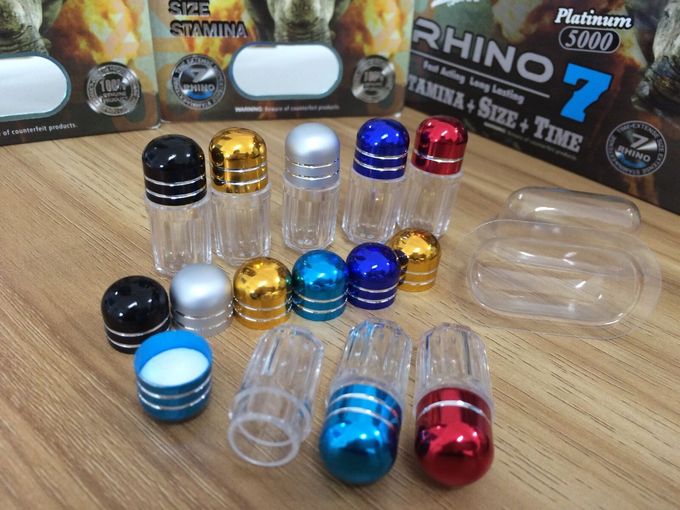 Download Printing Small Plastic Pill Bottles with blue metal cap ... Yellowimages Mockups