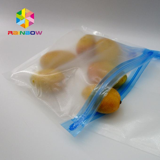 Food Grade Food Vacuum Seal Bags High Temperature Plastic Standing