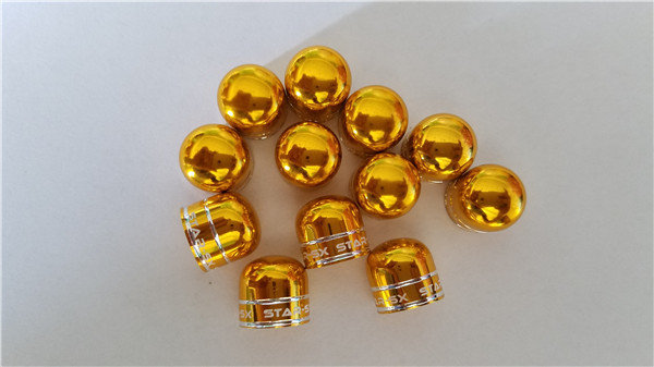 Clear Plastic Pill Bottless Rhino Capsule Containers Colorful Metal Cap For 3D Cards