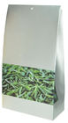 Custom Classic Kraft Paper Packaging For Tea Bags , Flat Bottom