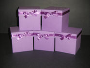Purple Custom Printing Paper Box / New Product Gift Packaging / Paper Box For Clothes