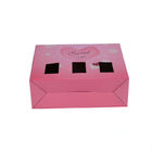 Auto Closed Gift Paper Box Packaging , Corrugated Paperboard Case with Window
