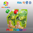 140ml 200ml Re-Sequeezed Baby Food Spout Pouch with double zipper