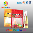 Custom Printed Eight Side Sealed Snack Bag Packaging With Zipper And Window