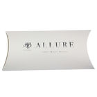 Black White Hair Extension Paper Box With Customized Size And Logo In Pillow Shape