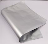 Three side seal flat aluminum foil pouch packaging slivery surface moisture proof