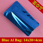Glossy Blue Self Standing k Pouch For Whey Protein Powder Packaging / Protein Powder Bag