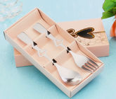 Cardboard Pink Paper Box For Tableware / Chopsticks Spoon Gift Packaging Boxes