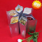 Custom Printed Mylar k Bags Red Mylar Bag With Stand Size For Food Storage Packaging