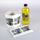 Printed Red Wime Label / Wine Bottle Shrink Sleeve Labels Self Adhesive