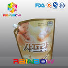 Custom Printed Food Grade Stand Up Spout Pouch Packaging For Babyfood / Milk