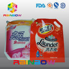 Liquid Spout Pouch Plastic Pouches Packaging For Washing 140 Micron Thickness