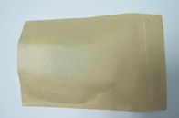 Mini Zipper Food Bag Transparent Front Pet / Pe Anti Static Bag With Bottom Open