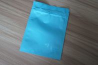 Resealable Foil Pouch Packaging Heat Sea Foil Gloss Black Mylar Zip Lock Bags
