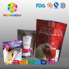 Gravure Printing Pet Food Pouch With Zipper / Re - Sealable Animal Food Bag