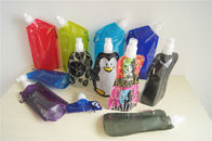 Reusable Plastic Food Spout Pouch / Drinking Water Plastic Liquid Pouch Packaging