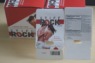 Stiff Rock Card And Stiff Rock Box For Sexual Enhencement / Sex Pills Packaging