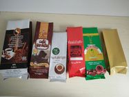Aluminum Foil Coffee Bag With Valve / Coffee Beans Plastic Pouches Packaging 250g 500g 1000g