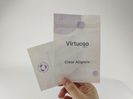 Teeth Clear Aligners Mylar Packaging Bags MOPP Kraft Paper PE One Side Transparent