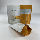 Biodegradable PLA Clear Window Stand Up Pouch 100g 250g 500g For Cashew Peanut Snack