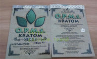 OPMS Kratom botanical extract gold herbal bags zip plastic bags