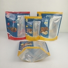 Glossy Smell Proof Packaging Bags Snack Dried Food Mylar Ziplock Stand Up Bags