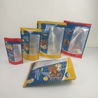 Glossy Smell Proof Packaging Bags Snack Dried Food Mylar Ziplock Stand Up Bags
