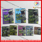 Aluminum Foil Herbal Incense Zip Plastic Bags Recycled With Zipper