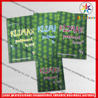 Potpourri Herbal Incense Mini k Bags / Zip Plastic Bags in Green