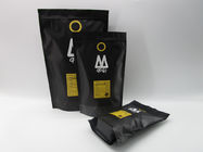 Coffee packaging customzied stand up bag with zipper , one way valve