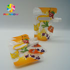 Eco friendly Food liquid spout bags / packaging with spout tube and spoon