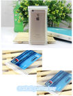 EVA Plastic Pouches Packaging , frosted slider zipper bag for cell phone