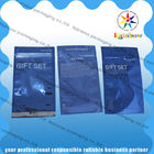 Transparent Front Comestic Packaging Bag Laminated With Bottom Gusset